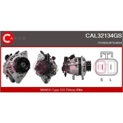 Kuva CASCO CAL15160AS Laturi 12V 90A PEUGEOT: 307 SW, 406 Farmari, 206 Hatchback, FIAT: Ducato II Flatbed Kuorma auto/Alusta, Van, Scudo I Van