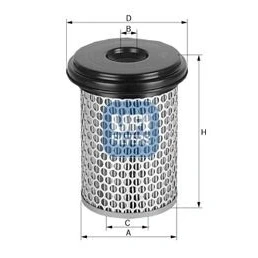 Kuva UFI 27.328.00 Ilmansuodatin 301mm 140, 180mm Suodatinpanos