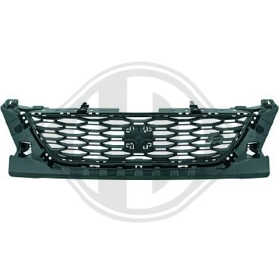 Kuva DIEDERICHS 7433340 Etusäleikkö Musta SEAT: Leon III ST, Hatchback