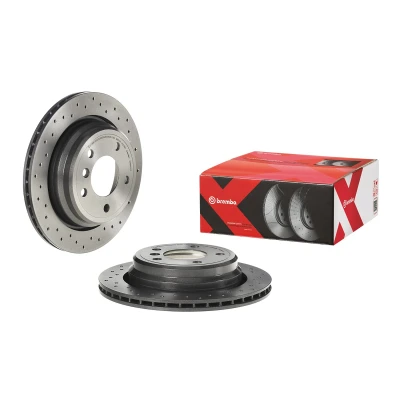 Kuva BREMBO 09.6841.1X Jarrulevyt 298 20 5 rei&#039;itetty/tuuletettu sisältä pinnoitettu hiiliteräs Ruuveilla BMW: Sedan, Touring