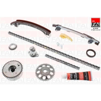 Kuva FAI AutoParts TCK83VVT Jakoketjusarja Tiivisteillä, Hammaspyörillä Yksinkertainen, Niittiketju TOYOTA: Avensis II Station Wagon, RAV4 SUV