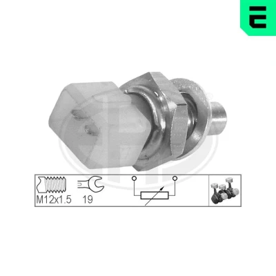 Kuva Tunnistin, jäähdytysnesteen lämpötila Opel, Renault, Volvo OE 09 109 810, 3344169, 3345511