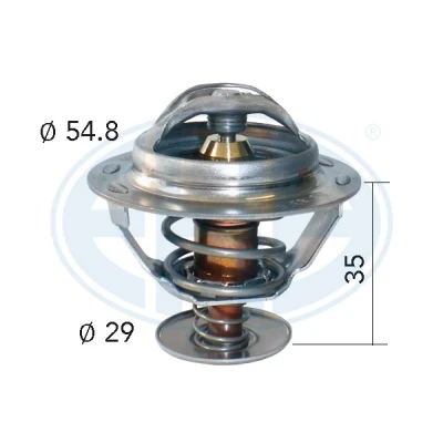 Kuva Termostaatti, jäähdytysneste Citroën, Fiat, Hyundai, Lada, Lancia, Peugeot, Renault, Rover, Suzuki, Toyota OE 00 001 338 23, 063337, 1338 23