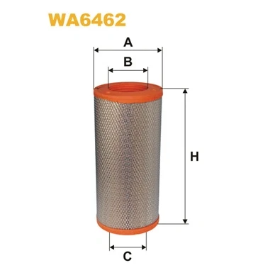 Kuva WIX FILTERS WA6462 Ilmansuodatin 352mm 165mm Suodatinpanos IVECO: DAILY 3 Kasten/Kombi, 4