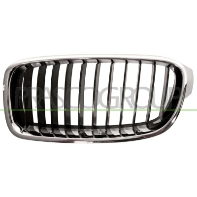 Kuva PRASCO Premium BM0282004 Etusäleikkö Vasen Kromattu Musta BMW: 3 Touring, Sedan