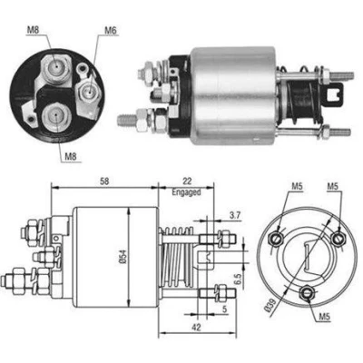 Kuva Magneettikytkin, käynnistin MAGNETI MARELLI 940113050526