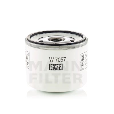 Kuva MANN FILTER W 7057 Öljynsuodatin 3/4 16 UNF 1B yhdellä peruutuksenestoventtiilillä, ylipaineventtiili Ruuvattava suodatin FORD: Grand C Max, Max 2