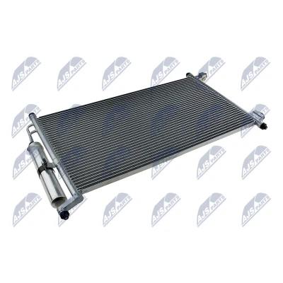 Kuva NTY CCS NS 010 Ilmastoinnin Lauhdutin Vedenerottimella Alumiini NISSAN: MICRA 3, Tiida Hatchback