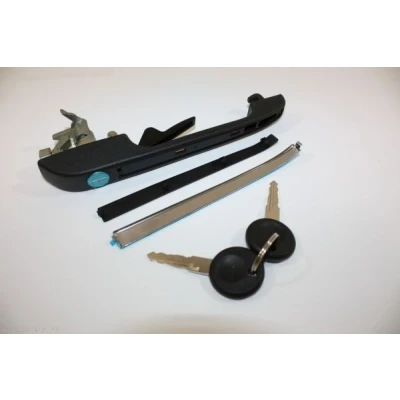 Kuva AUTOMEGA 100020810 Ovenkahva Musta VOLKSWAGEN: GOLF 2, Caddy 1 Pickup, Polo II Hatchback