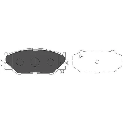 Kuva KAVO PARTS KBP 9094 Jarrupalat LEXUS: IS 2, 3