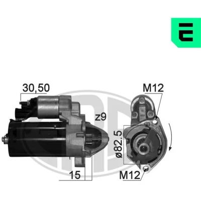 Kuva ERA 220870A Starttimoottori 12 2 9 AUDI: A6 C6 Avant, A4 B7 Sedan, Sedan