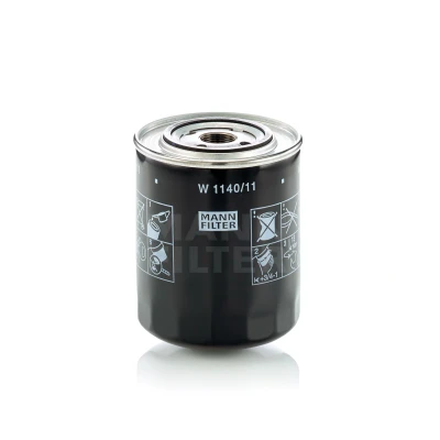 Kuva MANN FILTER W 1140/11 Öljynsuodatin M 24 X 1.5 yhdellä peruutuksenestoventtiilillä Ruuvattava suodatin