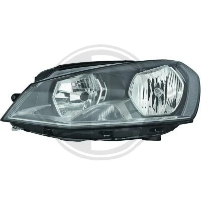 Kuva DIEDERICHS HD Tuning 2216981 Ajovaloumpio Vasen H15, H7 Halogeeni Oikeanpuoleiselle liikenteelle VOLKSWAGEN: Golf 7, 7 Variant