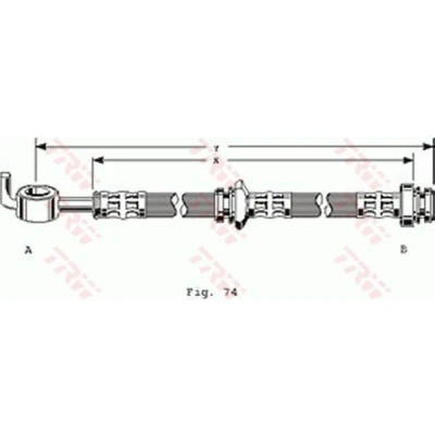 Kuva TRW PHD163 Jarruletku 436 M10x1