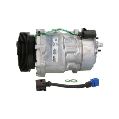 Kuva NISSENS 890761 Ilmastoinnin Kompressori SD7V16 12 PAG 46 R 134a VOLKSWAGEN: Golf 4, Caddy 3, Transporter 5, AUDI: TT Roadster, Coupe, A3 Hatchback