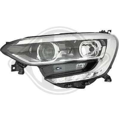 Kuva DIEDERICHS 4467983 Ajovaloumpio Vasen LED, H7/H7 Päiväajovalolla (LED) ilman valokorkeussäätimen moottoria