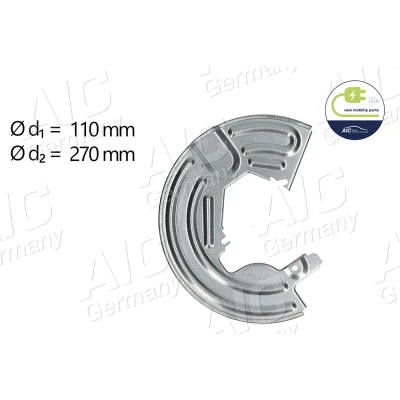 Kuva AIC 71416 Jarrukilpi Etuakseli, oikea RENAULT: Scénic 1, Kangoo I, CLIO 1