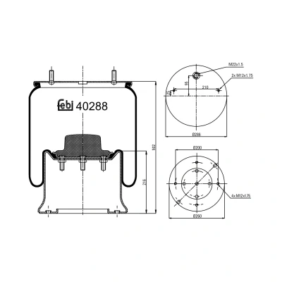 Kuva FEBI BILSTEIN 40288 Metallipalje, ilmajousitus