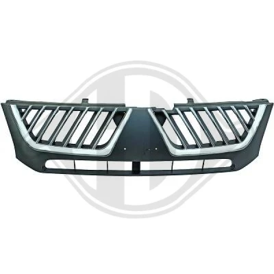 Kuva DIEDERICHS 5880947 Etusäleikkö Kromi/musta MITSUBISHI: L200 III Pick up