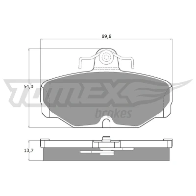 Kuva Jarrupalasarja, levyjarru TOMEX Brakes TX 10 67