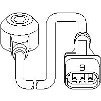 Kuva Naputustunnistin OPEL, SAAB, VAUXHALL OE 09158720, 62 38 181, 9158720