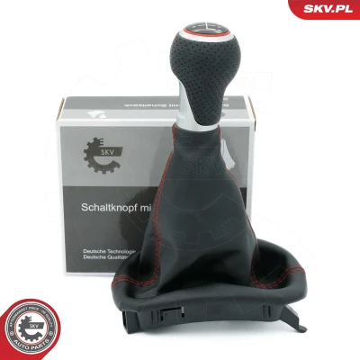 Kuva ESEN SKV 63SKV470 Vaihdekepin nuppi 5 vaihteinen Nahka