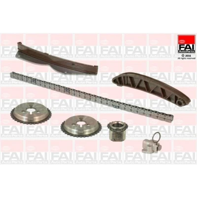 Kuva FAI AutoParts TCK253NG Jakoketjusarja ilman tiivisteitä, Hammaspyörillä Yksinkertainen, Niittiketju CHEVROLET: Spark