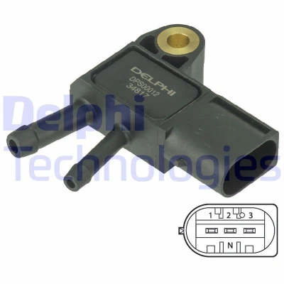 Kuva DELPHI DPS00012 DPF Paine Eroanturi MERCEDES BENZ: E sarja T modell, Sedan, C modell