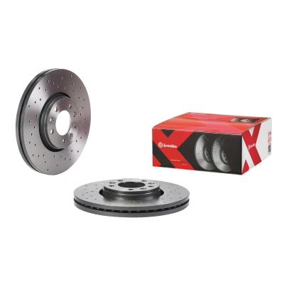 Kuva BREMBO 09.A430.1X Jarrulevyt 304 28 5 rei&#039;itetty/tuuletettu sisältä pinnoitettu Ruuveilla CITROËN: Jumpy II MPV, C5 3, III Farmari