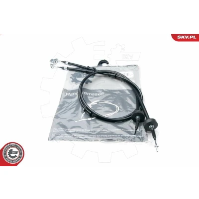 Kuva ESEN SKV 26SKV086 Käsijarruvaijeri Taakse, vasen, oikea 1593 / 1400x2mm OPEL: Astra G Caravan, Zafira A, CC