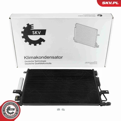 Kuva ESEN SKV 86SKV276 Ilmastoinnin Lauhdutin Vedenerottimella Alumiini 621mm CHRYSLER: 300C Sedan
