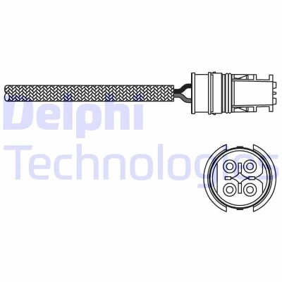 Kuva DELPHI ES20274 12B1 Lambda Anturi Planarsondi, Lämmitetty MERCEDES BENZ: C sarja Sedan