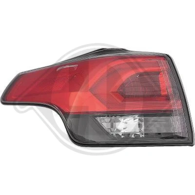 Kuva DIEDERICHS 6687691 Takavalot Vasen Uloin osa LED, WY21W TOYOTA: RAV4 IV SUV