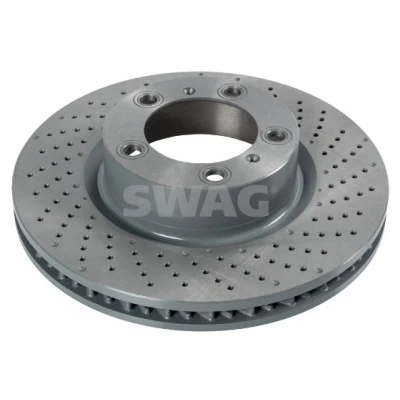 Kuva SWAG 33 10 5116 Jarrulevyt Etuakseli, oikea 330 28 5 130 rei&#039;itetty/tuuletettu sisältä pinnoitettu hiiliteräs