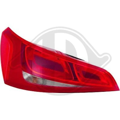 Kuva DIEDERICHS 1075092 Takavalot Priority Parts Oikea Ylä osa W16W, P21W polttimoilla Lampun kannalla AUDI: Q5