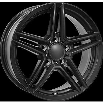 Kuva RIAL 5 aukko 17tuumaa 112mm alumiinivanne M10 Mattamusta/kiillotet 80748M84 Vanne