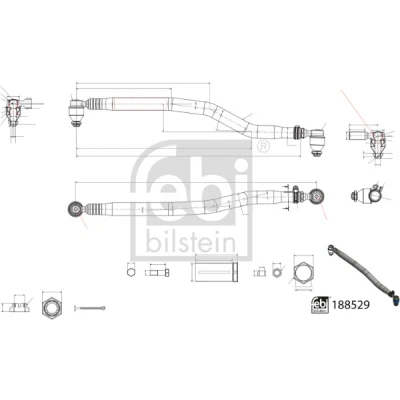 Kuva Ohjaustanko FEBI BILSTEIN 188529