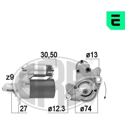 Kuva ERA 220917A Starttimoottori 12 0,9 9 MINI: Hatchback