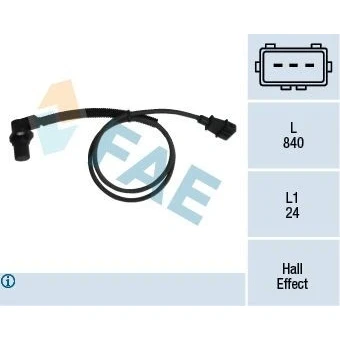 Kuva Kierroslukuanturi Opel, Vauxhall OE 1238228, 6238377, 7700810405
