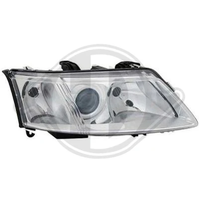 Kuva DIEDERICHS 7514080 Ajovaloumpio Oikea H7/H7 Valokorkeussäätimen moottorilla SAAB: 9 3 Sedan