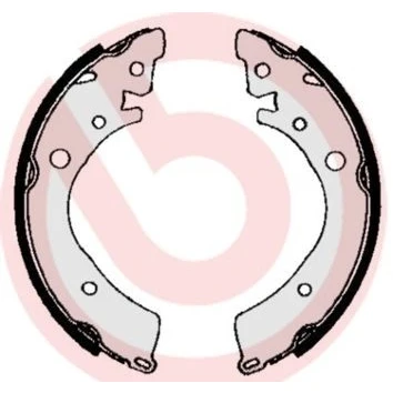 Kuva BREMBO P06049NX Jarrupalat valmius kulumisenilmaisemelle Männän lukoilla, Huudonvaimennuspellillä Tarvikkeilla