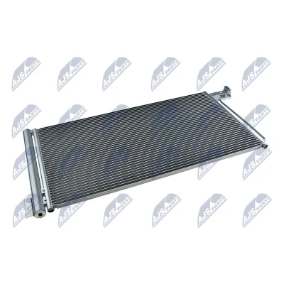 Kuva NTY CCS FR 015 Ilmastoinnin Lauhdutin ilman vedenerotinta Alumiini FORD: FOCUS 3 Turnier, C Max 2,
