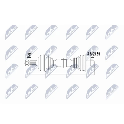 Kuva Vetoakseli, Etuakseli, vasen, Vasen RENAULT LAGUNA II, Grandtour II OE 77 11 134 779, 7711134779, 82 00 014 111
