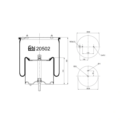 Kuva FEBI BILSTEIN 20502 Metallipalje, ilmajousitus