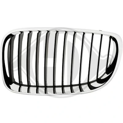 Kuva DIEDERICHS 1280141 Etusäleikkö Vasen Kromi/musta BMW: 1 Hatchback
