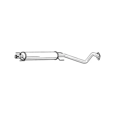 Kuva Keskiäänenvaimentaja OPEL ASTRA G Halvkombi, Kombi, Sedan, Skåp / kombi OE 24423016, 5852065, 5852110
