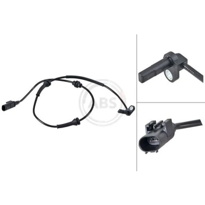 Kuva Tunnistin, kiertonopeus, Etuakseli FIAT, OPEL, VAUXHALL OE 1247389, 51816797, 52081844