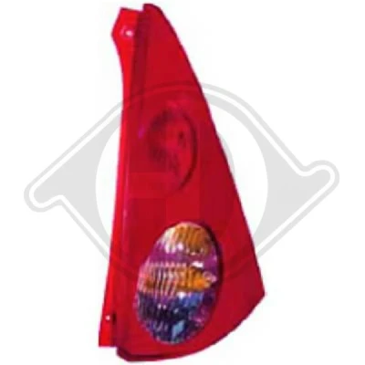 Kuva DIEDERICHS 4211090 Takavalot Oikea P21W, P21/5W Punainen PEUGEOT: 107 Hatchback
