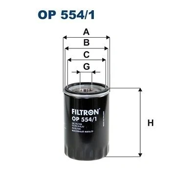 Kuva Öljynsuodatin FILTRON OP 554/1