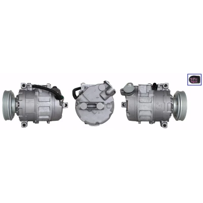 Kuva LUCAS ACP01302 Ilmastoinnin Kompressori PAG 46 R 134a Tiivisteillä AUDI: A4 B6 Avant